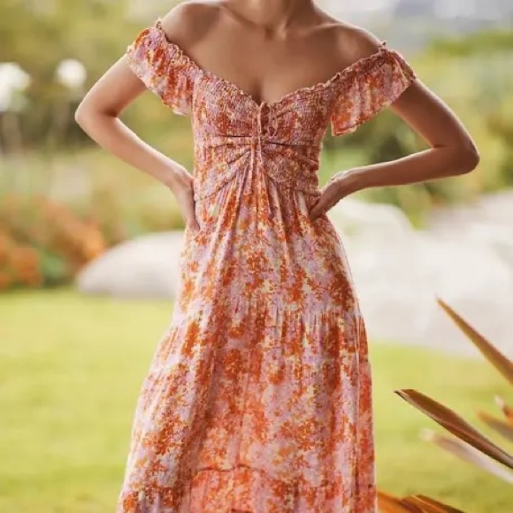 LSpace Lucia In Full Bloom Medium Floral Maxi Dress